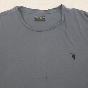 AllSaints Spitalfields Tonic Short Sleeve Crewneck Shirt Mens Large L Gray *READ